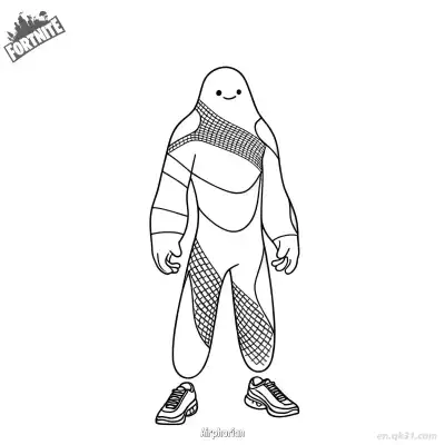 Free printable Airphorian 01 Coloring Page - Free PDF Printable Fortnite Coloring Sheets coloring page